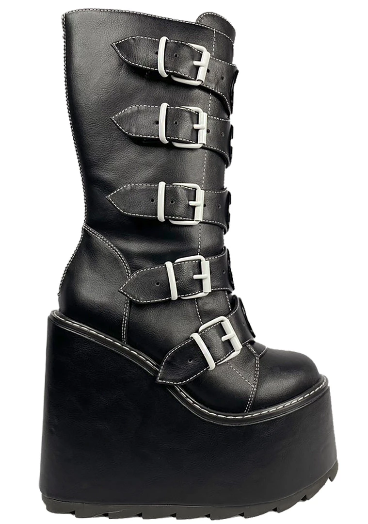 Y.R.U. Dune Skeleton Platform Boots Shoes 7 Y.R.U. Dune Skeleton Platform Boots Shoes
