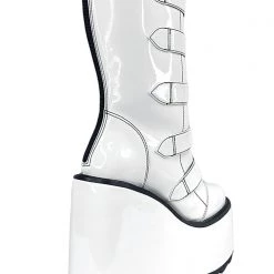 Y.R.U. Dune Strapped X Platform Boots In Storm TT