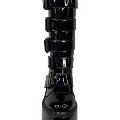 Y.R.U. Dune Techno Platform Boots In Black