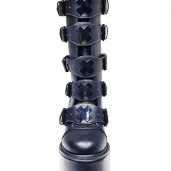 Y.R.U. Dune X Blackout Platform Boots Shoes