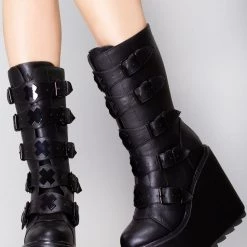 Y.R.U. Dune X Blackout Platform Boots Shoes