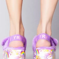 Y.R.U. Mad World Qozii Care Bear Platform Sandals 10 Y.R.U. Mad World Qozii Care Bear Platform Sandals