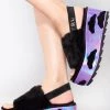 Y.R.U. Shoes Qozii Night Sky Platform Slides