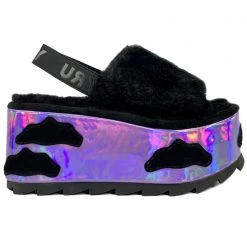 Y.R.U. Shoes Qozii Night Sky Platform Slides