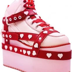 Y.R.U. Qozmo Bondage Love Hurts Platform Sneakers