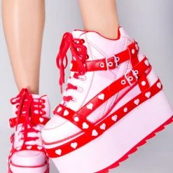 Y.R.U. Qozmo Bondage Love Hurts Platform Sneakers