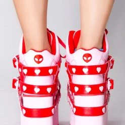 Y.R.U. Qozmo Bondage Love Hurts Platform Sneakers