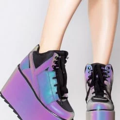 Y.R.U. Qozmo Hi Reflective Platform Sneakers
