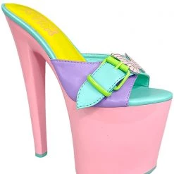 XTRA Sugar Butterfly Platform Heels In Pastel World Tour