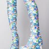 Y.R.U. X Care Bears Labyrinth Platform Thigh High Boots In Blue Sky