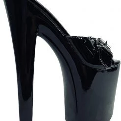 XTRA World Tour X Hustler Sugar $ Platform Heels In Black