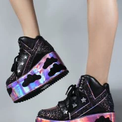 Y.R.U. Qozmo Night Sky Sky Platform Sneakers