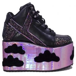 Y.R.U. Qozmo Night Sky Sky Platform Sneakers 11 Y.R.U. Qozmo Night Sky Sky Platform Sneakers