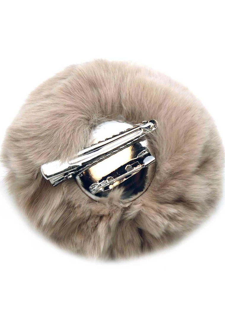 LA Style Rush Accessories Single Puff Ball Pin Clip 18 LA Style Rush Accessories Single Puff Ball Pin Clip