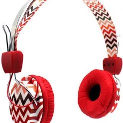 LAXMAX Accessories Sunset Zig Zag Stereo Headphones