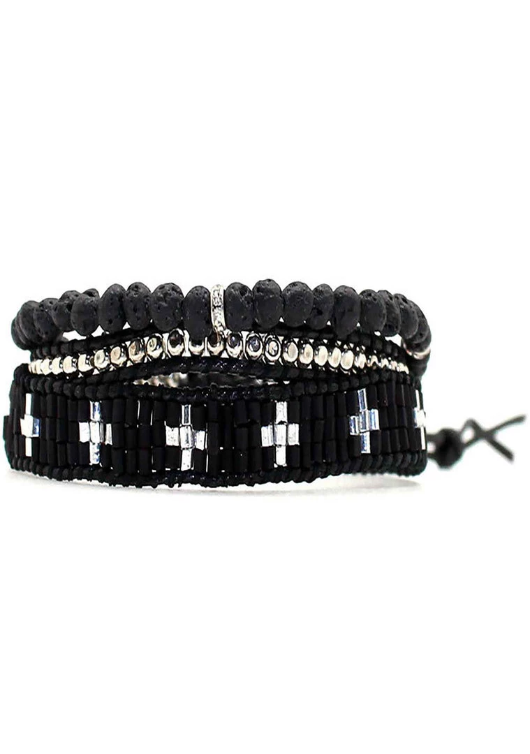 LA Style Rush Accessories X Katie Soleil Maddox Triple Wrap Beaded Bracelet 4 LA Style Rush Accessories X Katie Soleil Maddox Triple Wrap Beaded Bracelet