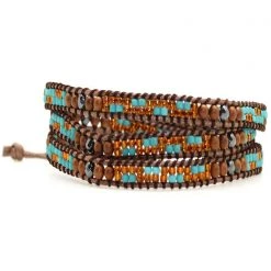 LA Style Rush X Katie Soleil Magnolia Triple Wrap Beaded Bracelet Accessories