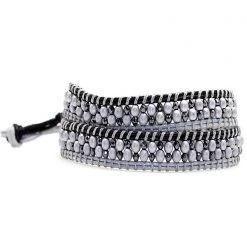 LA Style Rush X Katie Soleil Aspen Double Wrap Beaded Bracelet