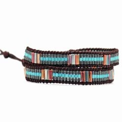 LA Style Rush X Katie Soleil Bodhi Double Wrap Beaded Bracelet Accessories